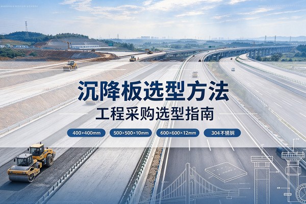 丹江口沉降板选择方法
