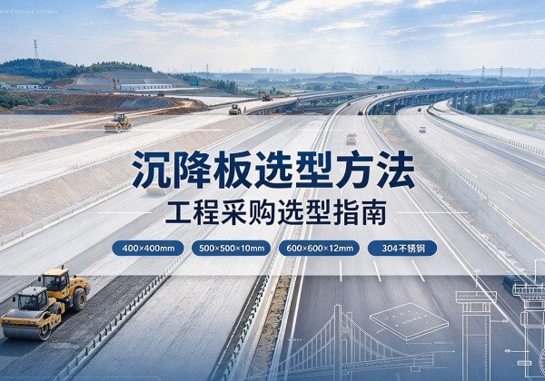 丹江口沉降板选择方法